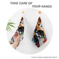 Sheronv Dogs Theme QuickDry Hand Towels 11.8x11.8in Superfine Fiber