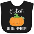 thumbnail image 3 of Inktastic Halloween Cutest Little Pumpkin Boys or Girls Baby Bib, 3 of 4