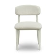 thumbnail image 2 of Pemberly Row Contemporary Cream Textured Outdoor Dining Side Chair, 2 of 8