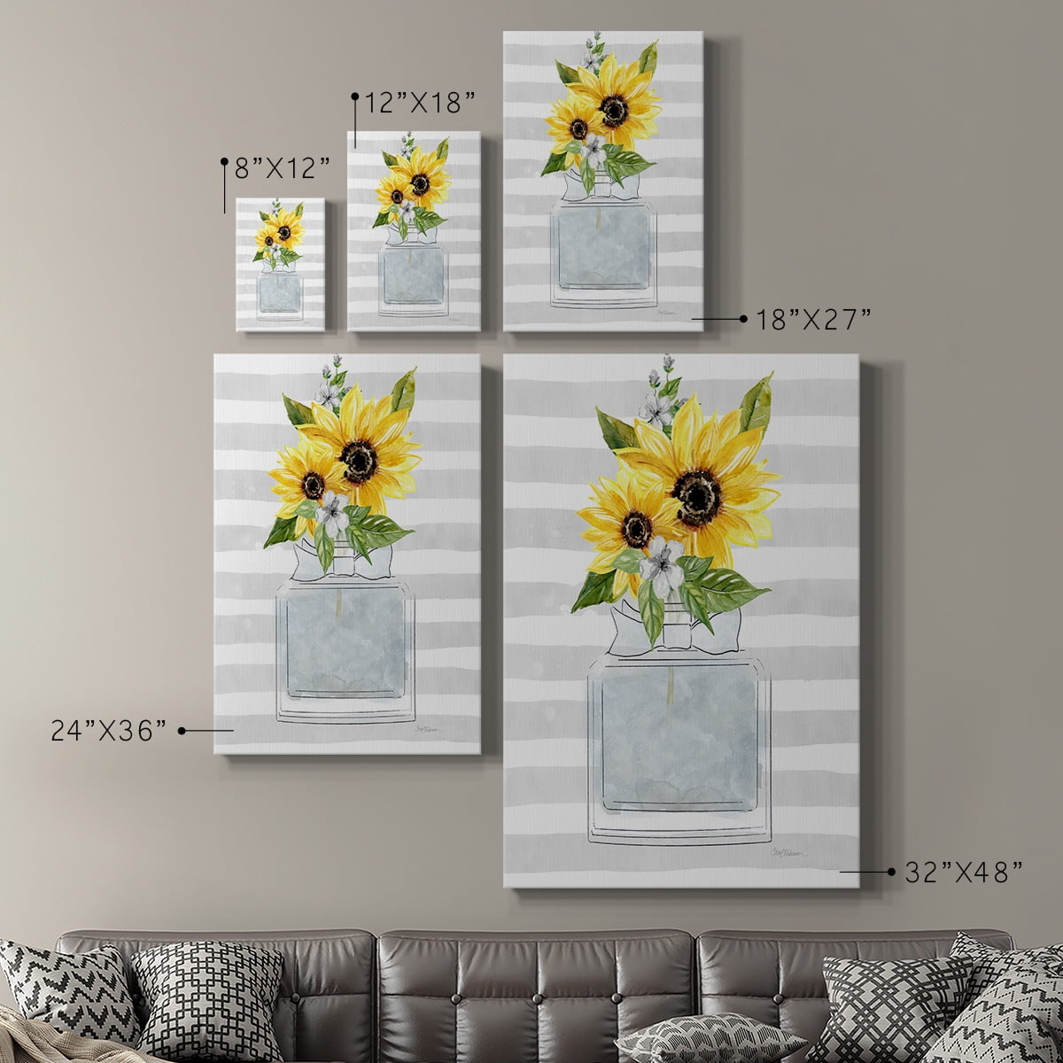 Sunflower Perfume II Premium Gallery Wrapped Canvas - Ready to Hang