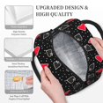 thumbnail image 3 of Fotbe Card Suits Pattern Lunch Bag, Insulated Lunch Box, Small Leakproof Cooler Food Lunch Containers Reusable High Capacity Lunch Tote Bags for Work, Travel, Outdoor, 3 of 6