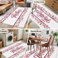 thumbnail image 5 of Pink Mother's Day Area Rugs 3'x5', Small Throw Rugs for Living Room Bedroom, Watercolor Flowers Modern Polka Dot Striped Indoor Outdoor Rug Non-Slip Low Pile Carpet Runner Reversible Floor Mats, 5 of 8