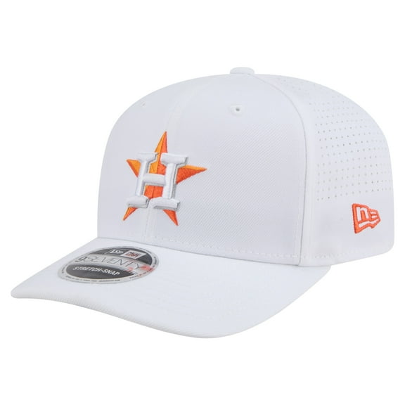 Men's New Era White Houston Astros COOLERA 9SEVENTY Adjustable Hat