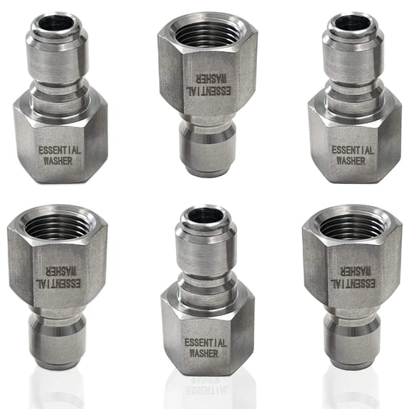 Pressure Washer Stainless Steel 3/8” Plug Female NPT Fittings