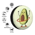 thumbnail image 5 of Gaeub Avocado1 14-17in Tire Cover, Spare Tire Cover, for Camper Caravan, Trailer, Car, Truck, SUV, Jeep - 15 inch, 5 of 9