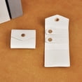 thumbnail image 4 of Pequeño organizador de joyería de viaje para anillos, aretes, collares, material de P.U., rosa y blanco, compacto y ligero., 4 of 6