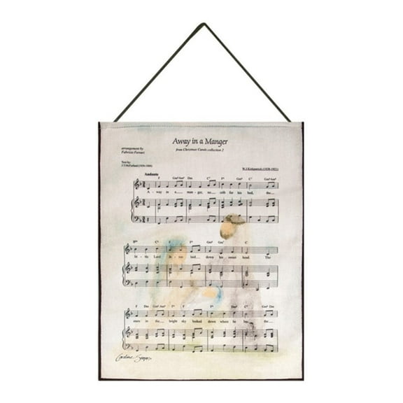 Away In A Manger Bannerette Wall Hanging With Multi Finish SWAIM