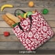 thumbnail image 5 of Balery Red Flowers Bolsa de Mano para Mujeres con Cremallera, Bolsa de Gimnasio con Compartimentos, Bolsa para Laptop, Bolsa para Trabajo, 5 of 7