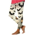 thumbnail image 2 of Hipattires Pants for Women Yoga Plus Size Leggings Halloween Athletic Workout Trendy Juniors Pants Halloween, 2 of 4