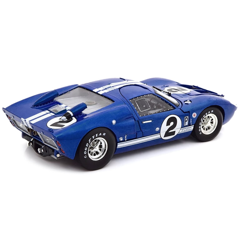 1966 Ford GT40 Mark II #2 Blue 12 Hours of Sebring 1/18 Diecast