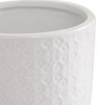 thumbnail image 4 of DecMode White Ceramic Indoor Outdoor Planter, Set of 3 8", 6", 5"H, 4 of 8