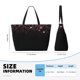 thumbnail image 4 of Fotbe Sparkling Pink Night Sky Bolsa de Viaje para Playa - Resistente al Agua, Bolsa Tote de Gran Capacidad y Ligera con 7 Bolsillos para Mujeres y Hombres, 4 of 7