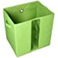 thumbnail image 3 of The Elixir Eco Gren Storage Cube Basket Bin Fabric Canvas, Foldable Collapsible Organizer Container Box & Closet Drawer, Green, 3 of 3