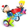 thumbnail image 1 of unbranded Motorcycle Toys Tricycle Toy For Boys In Multiple Colors With Standing Spin Function 18x7x7in 1Pack, 1 of 8