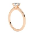 thumbnail image 4 of AFFY 1.00 Carat (ctw) 6-Prong Solitaire Engagement Rings For Women, Round Lab Created Moissanite Promise Ring For Her In 14k Rose Gold Over Sterling Silver | VVS1 Quality 1 ct Ring Size-4, 4 of 5