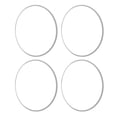 thumbnail image 1 of Car Wheel Rim Protector Ring Aluminum Alloy Metal Trim Wheel Edge Guards 16 Inch Set, 1 of 7