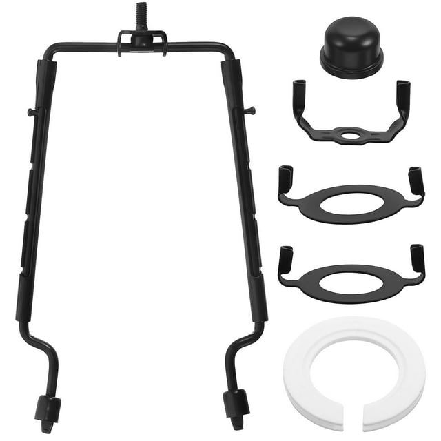1 juego de arpa para lámpara, soporte para pantalla de lámpara desmontable, mesa y pantalla de lámpara de pie, suministros de bricolaje