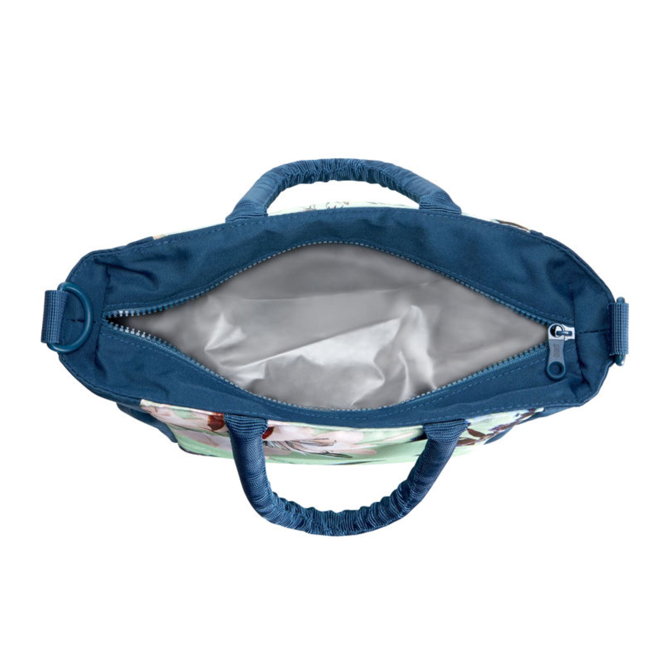 BUILT I Love Lunch Insulated Polyester Lunch Bag, Teal Lily
