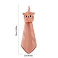 thumbnail image 3 of Kitchen Hand Towel with Hanging Design, Cute Cartoon Velvet Absorbent Wipes for Kitchen and Bathroom, Child-Friendly, Thickened Material for Efficient Cleaning, Easy to Wash and Dry, 3 of 6