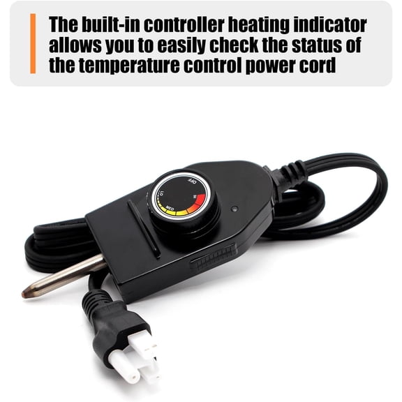 Aniceparthy Smoker and Grill with Integrated Adjustable Thermostat Control