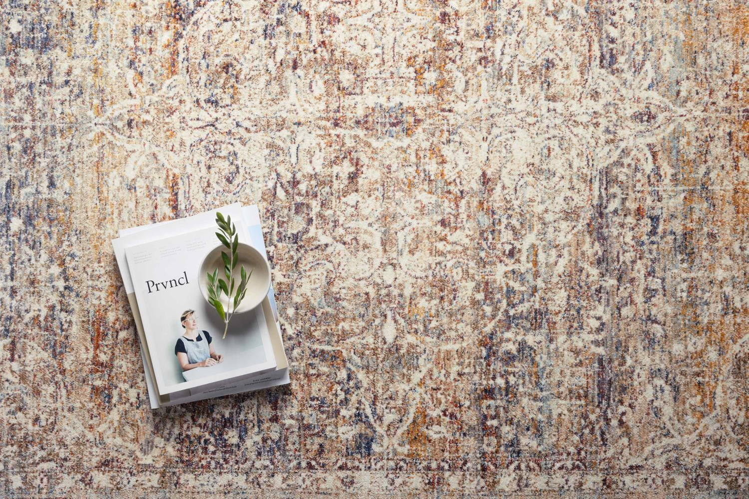 Loloi II Sorrento Natural / Multi 6'-7" x 9'-10" Area Rug