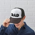 thumbnail image 5 of CafePress - Golf Dad - Adjustable Unisex Printed Trucker Hat with Mesh Back, 5 of 8