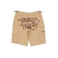 thumbnail image 3 of Pantalones cortos holgados y casuales de verano para hombre con estampado de letras de hip hop de moda urbana americana, 3 of 5