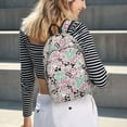 thumbnail image 6 of Picia West Cowgirl Disco Printed Canvas Daypack - Stylish and Durable Vintage Compact Backpack - Class, Work, Travel, or Laptop Bookbag,Organized Compartments-Medium, 6 of 6