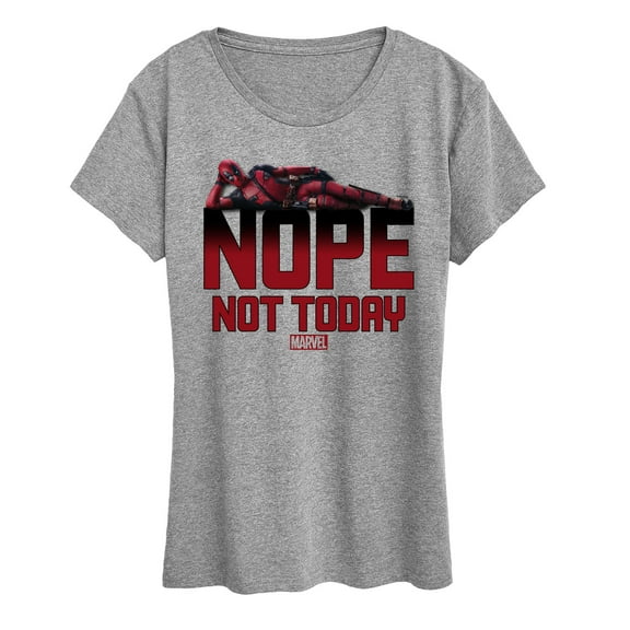 Marvel Deadpool - Nope Not Today - Women's Short Sleeve Graphic T-Shirt