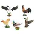 thumbnail image 3 of TISHITA 5 Pcs Mini Animaux de Ferme Modèle Décorations Aides Pédagogiques Jouet de Cognition Simulation, 3 of 8