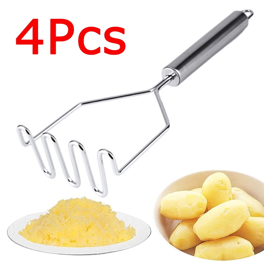 JCXivan 2 Potato Masher,Stainless Steel Head, Kitchen Gadgets for Mash  Mashed Potatoes, Avocado,Egg, Berries and Food,Small Cooking  Accessories,Bean