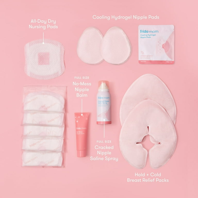 Frida Mom Breastfeeding Survival Kit with Nipple Cream, Lactation