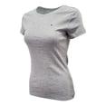 thumbnail image 3 of Camiseta Tommy Hilfiger para mujer con cuello redondo y logotipo gris, talla L, 3 of 3
