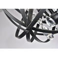 thumbnail image 4 of The Lighting Store Benita Antique Black 4-Light Metal Globe Crystal Chandelier, 4 of 4
