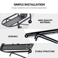 thumbnail image 4 of FUEENIRVA Black Aluminum Bike Front Rack Carrier for Storage and Easy Transport, 1Pc, 4 of 8