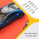 thumbnail image 3 of Scienceny 30 piezas portátil 1,0mm RC coche en forma de R Pin Metal cuerpo Clips sujetador herramienta de fijación automotriz automóvil juguete Hardware Herramientas y ferretería Scienceny TO011804-00B, 3 of 6