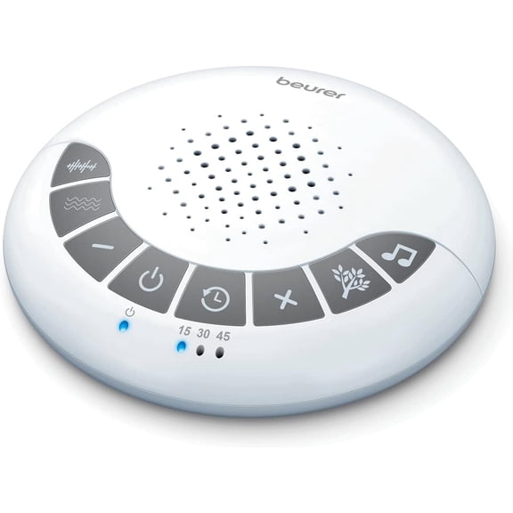 Soother Sleep Sound Machine Night Light White Noise with 30 for Baby Kids Adults Brown Timer & Continuous Play Home Travel Office