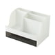 thumbnail image 1 of Organizador de escritorio para cosméticos, multiusos, con cajón Blanco, 1 of 3