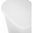 thumbnail image 6 of Sterilite 11.3 Gal. Lift Top Wastebasket Plastic, White, 6 of 6