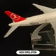 thumbnail image 5 of Modelo de avión de Metal a escala 1:400, avión turco B777 en miniatura, avión fundido a presión, decoración de habitación de niños, juguete de regalo para niño, 5 of 5