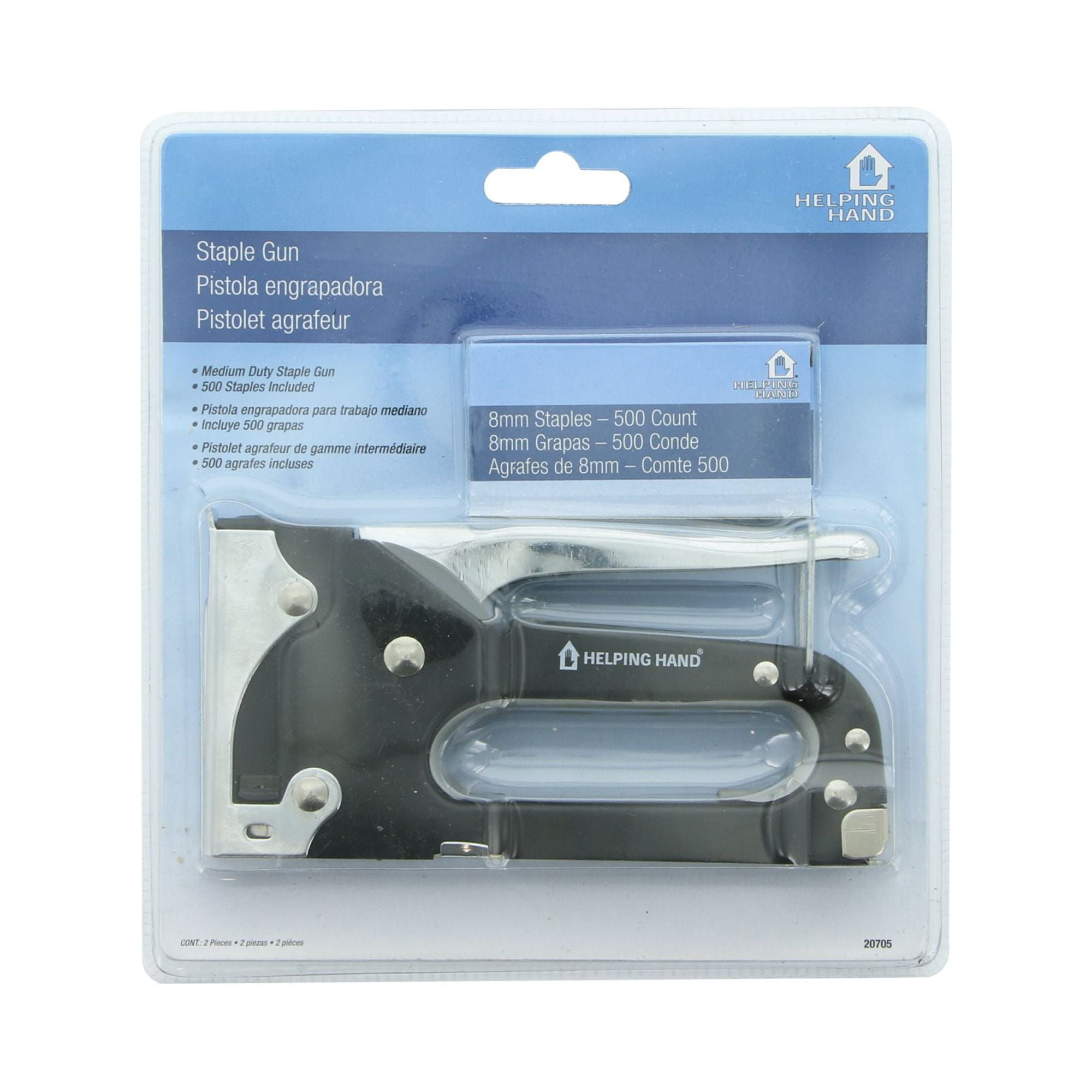 Helping Hand Medium Duty Staple Gun with Staples Helping Hand Medium Duty Staple Gun with Staples