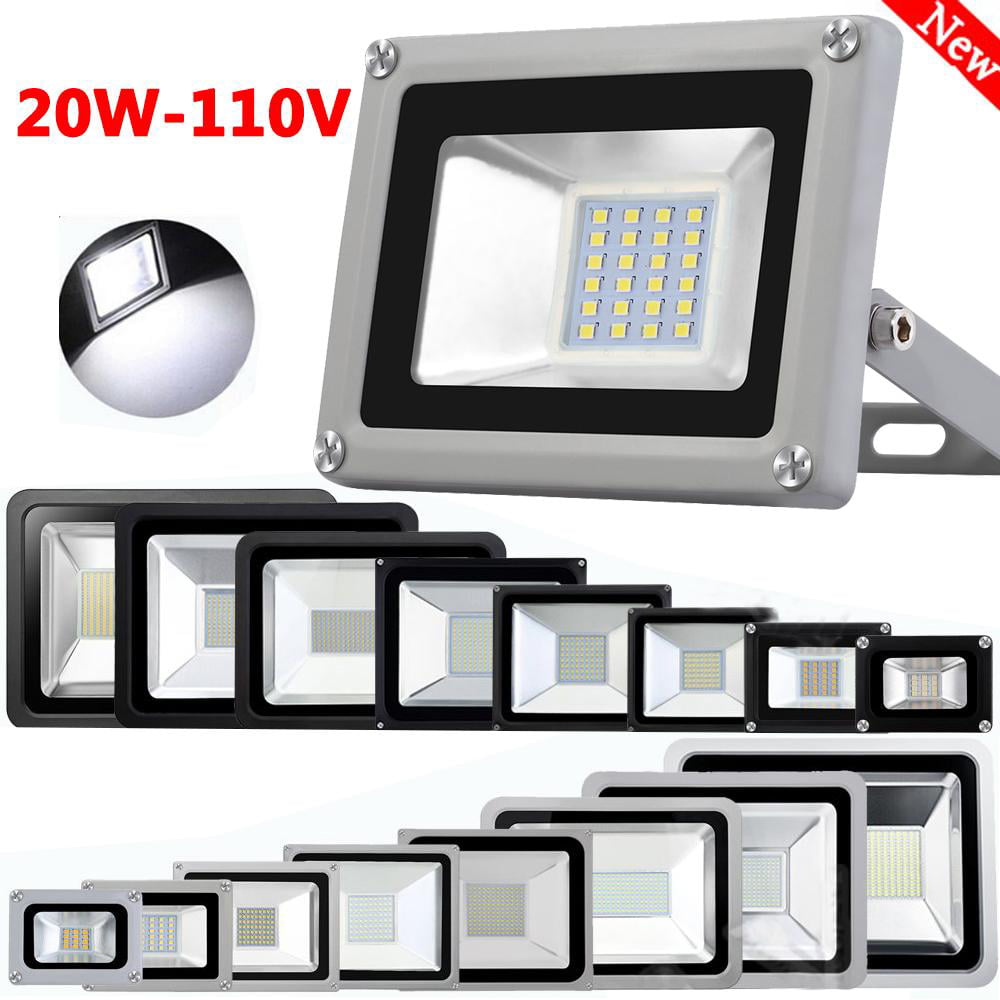 LED Floodlight PIR 10/20/30/50/100W Motion Sensor Outdoor Security Spot Light 