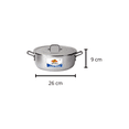 thumbnail image 3 of Arrocera De Aluminio Triple Fuerte Monarca No. 26 Capacidad De 4 Litros, 3 of 4