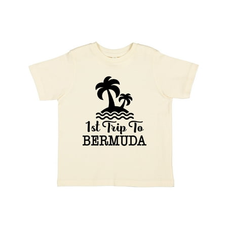 

Inktastic First Trip to Bermuda Vacation Gift Toddler Boy or Toddler Girl T-Shirt