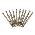 thumbnail image 3 of Juego De Brocas De Cobalto M35 De Doble Punta, 10 Uds., 1/8" HSS-Co, 3 of 6