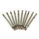 thumbnail image 3 of Juego De Brocas De Cobalto M35 De Doble Punta, 10 Uds., 1/8" HSS-Co, 3 of 6
