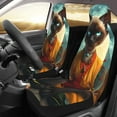 thumbnail image 2 of Sigee Moonlit Hairless Cat Monk for Universal Car Seat Covers, Premium Car Seat Protector Set for Cars, SUVs, Trucks, 2 of 7