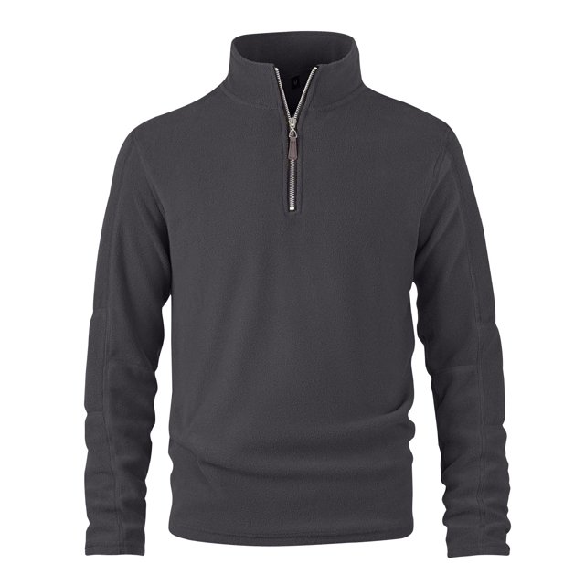 cfhntfmh Quarter Zip Pullover Men Soft Long Sleeve Collared Golf Pullover Sports 1/4 Zip Pullover Mens Sweatshirt