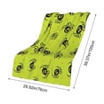 thumbnail image 3 of Roiihwy Halloween Throw Blanket, Bat Ghost Fall Plaid Blanket, Soft Fuzzy Plush Spooky Spider Bats Flannel Halloween Fleece Blankets and Throws for Bedding Sofa Couch(40x30in), 3 of 6