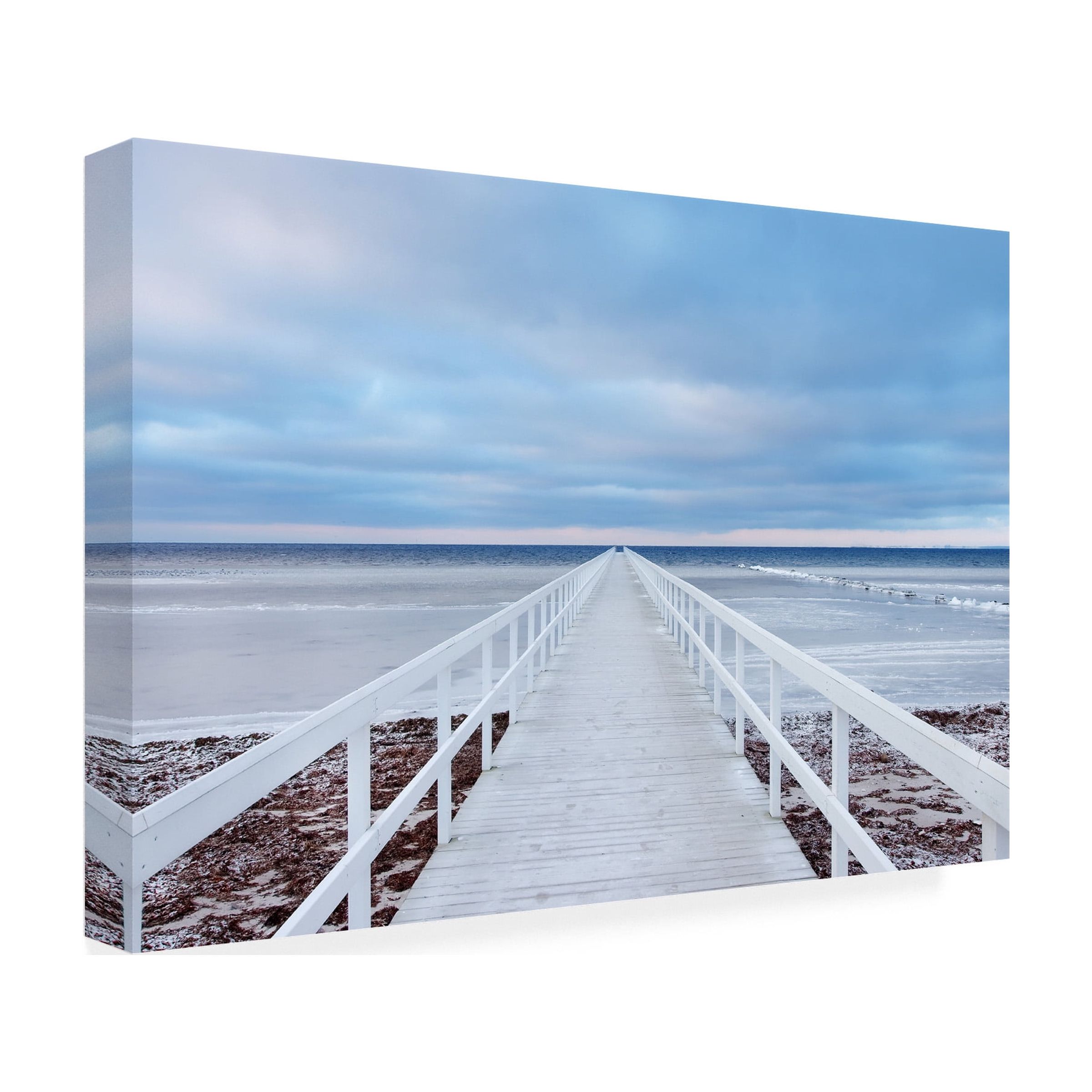 Jacek Oleksinski 'The Bridge' Canvas Art